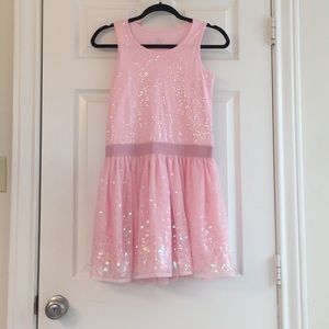 Pink sparkly dress